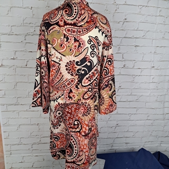 Zara Paisley Printed Overdized‎ Blouse - Picture 9 of 14